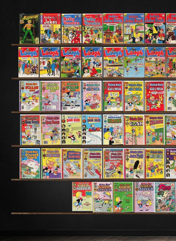 Huge Lot 110+ Comics with Laugh, Richie Rich, Richie Rich Diamonds & More!