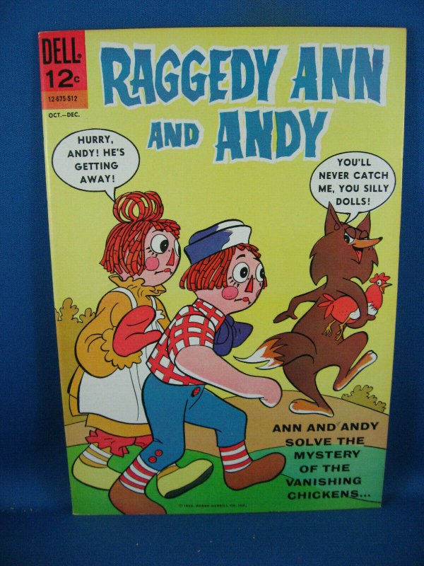 RAGGEDY ANN AND ANDY 3 VF NM 1965 DELL