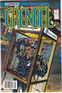 Grendel (2nd Series) #5 (Newsstand) VG ; COMICO | low grade comic Matt Wagner Ph