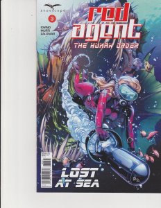 Red Agent Human Order #3 Cover B Zenescope Comic GFT NM Otero