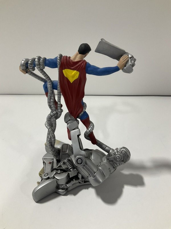 SUPERMAN MAN VS. MACHINE JERRY ORDWAY STATUE IN BOX LMTD 1995/2500 DC DIRECT 