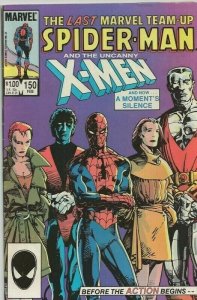 Marvel Team Up #150 ORIGINAL Vintage 1985 Marvel Comics Spider-Man X-Men