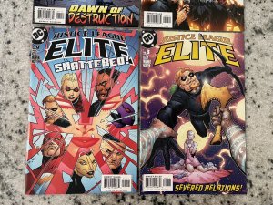 4 Justice League Elite DC Comic Books # 8 9 10 11 Batman Flash Superman 23 J855
