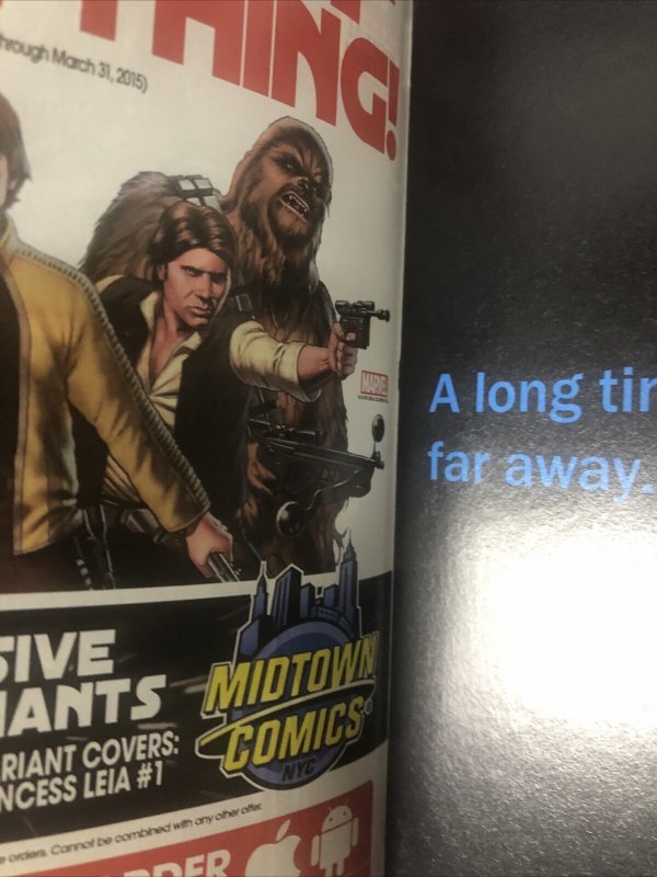 Star Wars Darth Vader (2015) # 1 Variant Edition • Marvel Comics • Keiron Gillen