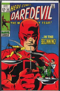Daredevil #53 (1969) Daredevil [Moisture Damage]