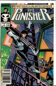 The Punisher #1 Newsstand Edition (1987) Punisher
