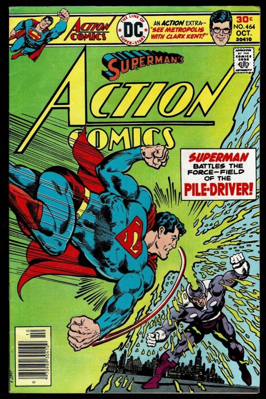 Action Comics Lot of 4 Bronze Age #s 460 461 463 464 FN+ to F/VF