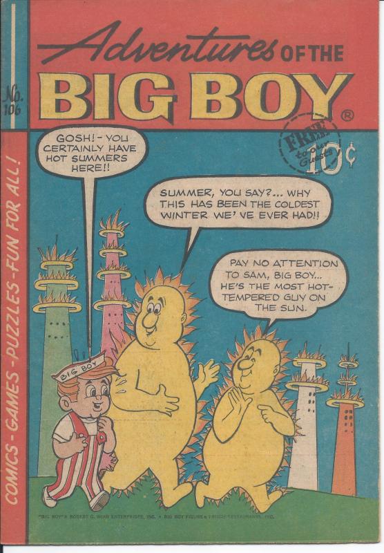 Adventures of the Big Boy #106  Apr.. 1965 (VF)