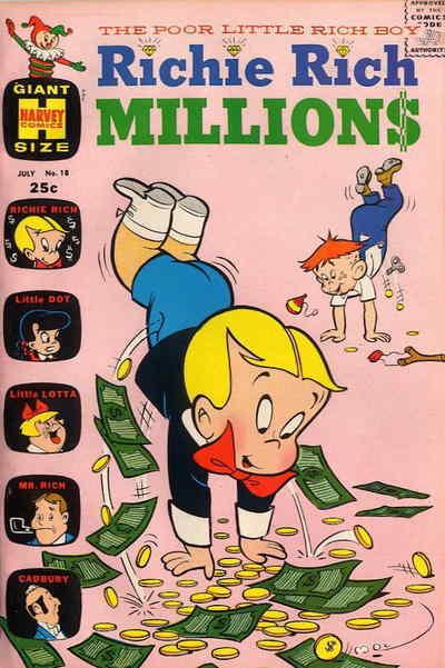 Richie Rich Millions #18 VG; Harvey | low grade comic - save on shipping - detai