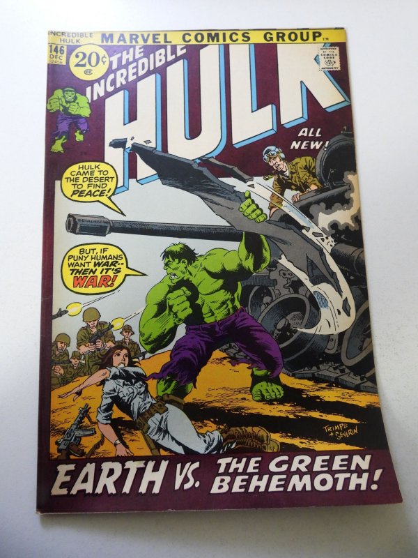 The incredible Hulk #146 (1971) VG+ Condition