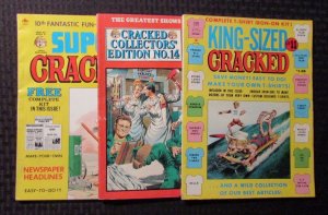 1976-77 CRACKED Collector's Ed. #14 SUPER Annual #10 KING-SIZED #11 VG/FN OB