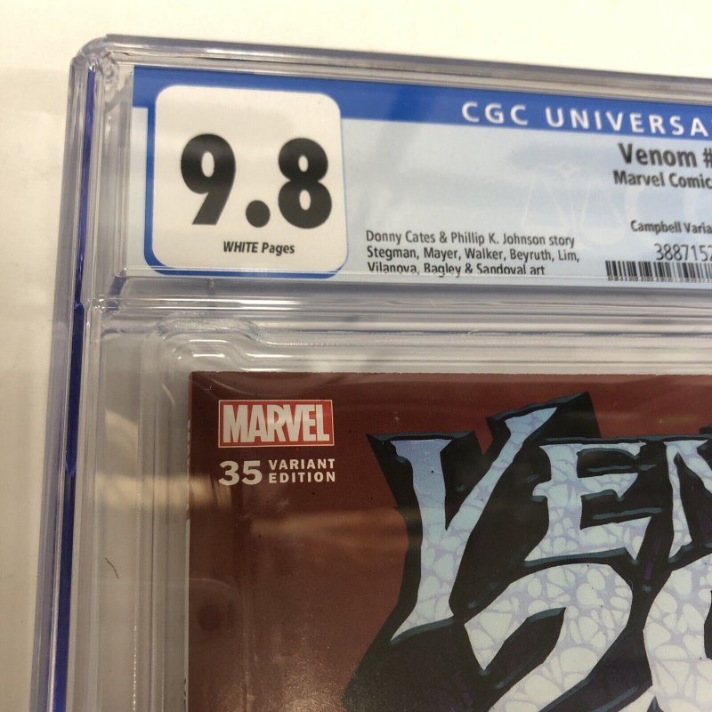 Venom # 35 (CGC 9.8) Campbell Variant Cover