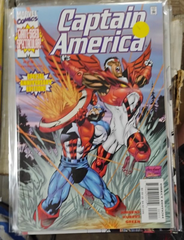Captain America Vol 3 #25  2000 marvel disney steve rogers falcon anniversary