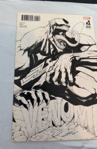 Venom #1 Black and White Cover (2017) New series new host