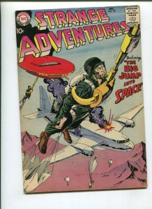 STRANGE ADVENTURES #99 (6.5) KIRBY ART FLYING SAUCER COVER! 1958