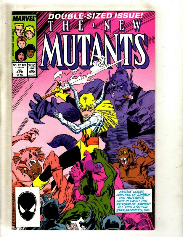 Lot of 12 The New Mutants Comics #50 52 53 54 55 57 58 59 60 61 62 63 SM20