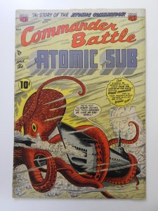 Commander Battle and the Atomic Sub #2  (1954) Beautiful Fine- Condition!