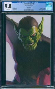 Fantastic Four #5 CGC 9.8 Alex Ross Timeless Skrull Virgin Variant Marvel 2023