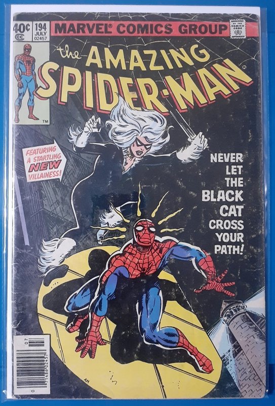 Spider-Man #194 HOT-KEY! 1st Appearance The Black Cat