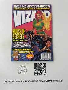 Wizard Comic Book Magazine #134 Wolverine Phoenix X-Men Spongebob 2002 2 J227
