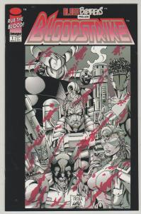 BLOODSTRIKE #1 - IMAGE COMICS - N/M - RUB THE BLOOD COVER