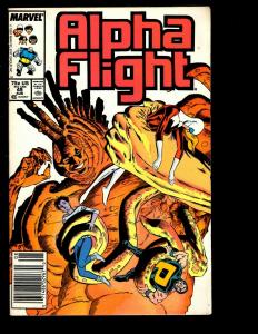 12 Alpha Flight Marvel Comics # 3 4 5 7 23 41 48 49 50 51 62 64 EK4 