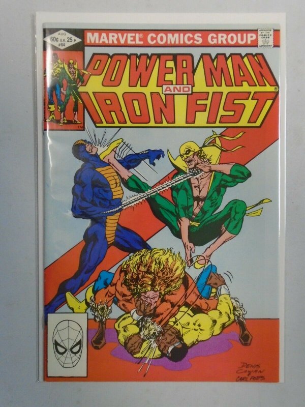 Power Man and Iron Fist #84 4th appearance of Sabretooth 7.5 VF- (1982)