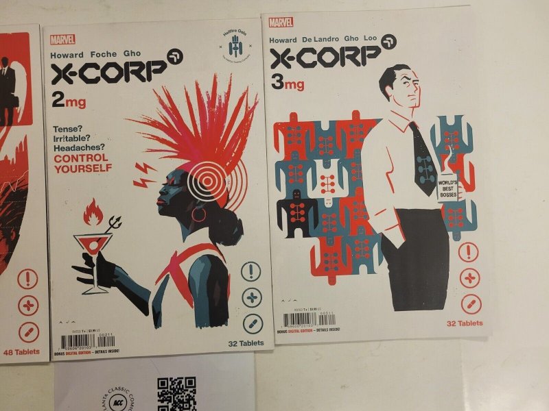 3 X-Corp Marvel Comic Books #1 2 3 67 TJ41