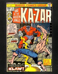Ka-Zar (1974) #14