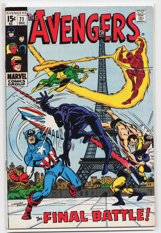 The Avengers #71 (1969) The Avengers [Key Issue]