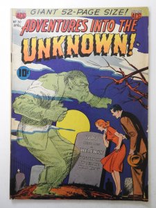 Adventures Into the Unknown #30 (1952) Starring The Werewolf! Sharp VG+ Cond!