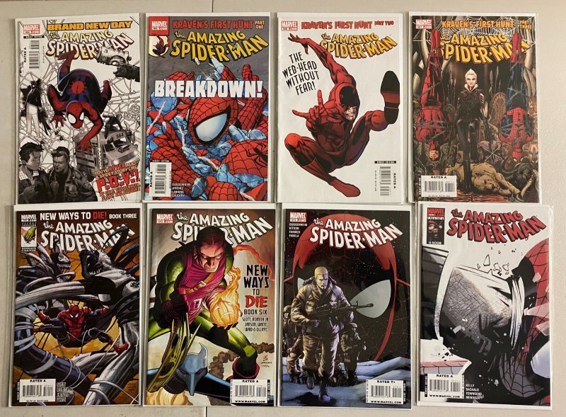 Amazing Spider-Man lot #553-599 + Annual Marvel 2nd (avg 7.0) 37 diff (2008-'09)