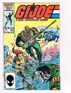 G.I. Joe # 56 Marvel Comic Books Awesome Issue Snake Eyes Destro Cobra WOW!! S26