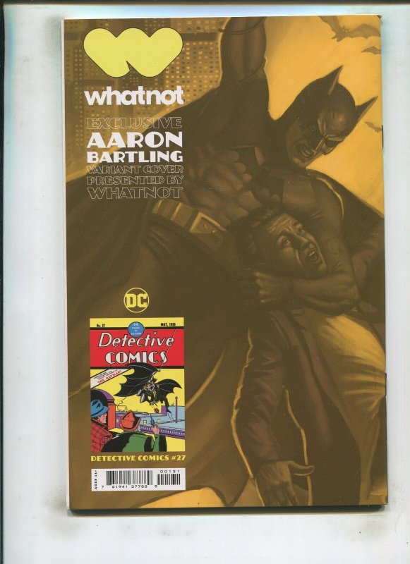 DETECTIVE COMICS #27 FACSIMILE ED. (9.2)SIGNED BY AARON BARTLING W/COA!! 2022