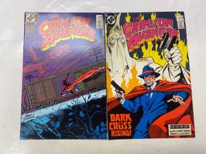 4 DC comic books Crimson Avenger #2 3 4 Checkmate #16 41 KM25