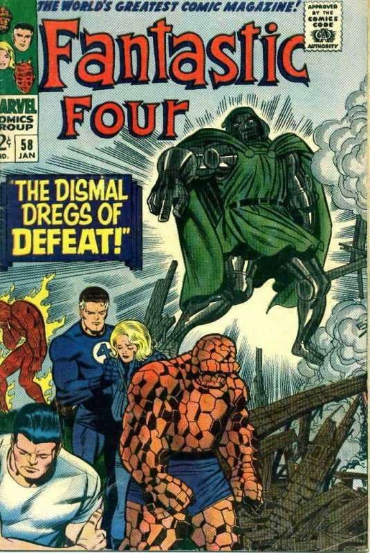 Fantastic Four (Vol. 1) #58 VG; Marvel | low grade comic - save on shipping - de