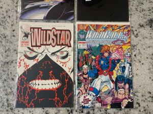 4 Image Comic Books Wildcats 1 + Wildstar 1 + Shadowhawk 2 # 1 2 NM 59 J866