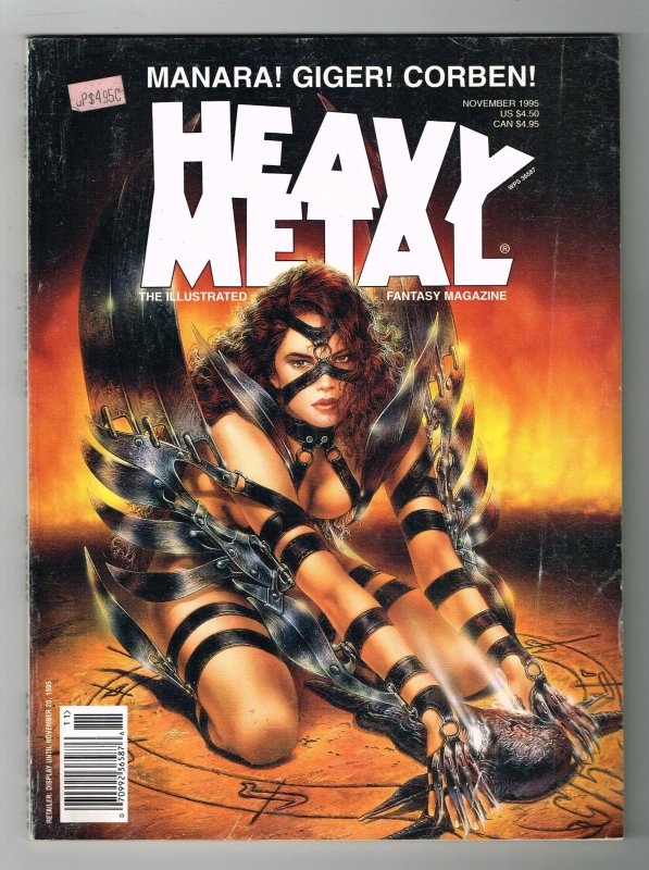 Heavy Metal Magazine #5   November (1995)   NEWSSTAND Copy