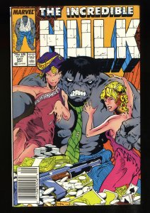 Incredible Hulk (1962) #347 NM- 9.2 Newsstand Variant 1st Mr. Joe Fix-It!