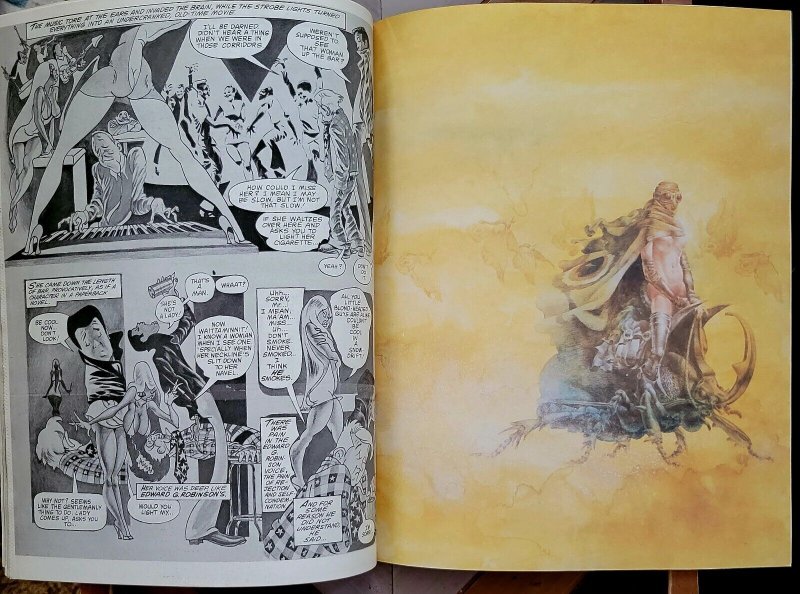 ECLIPSE MAGAZINE #2 VF (1981) Michael Golden Cover & Poster, KEN STEACY artwork