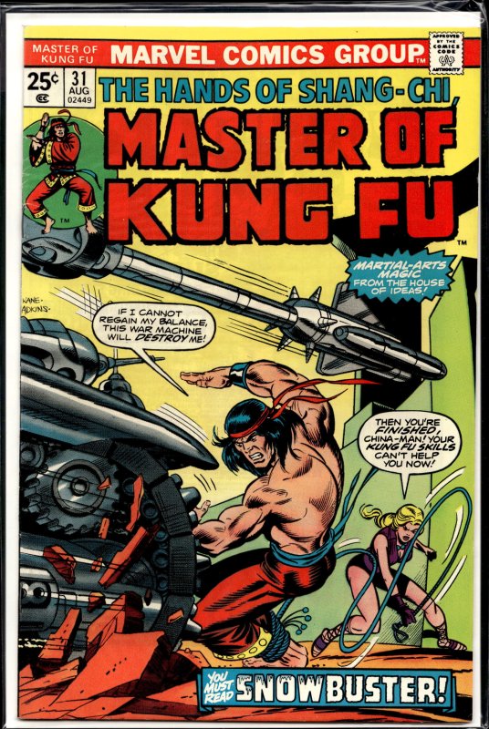 Master of Kung Fu #31 (1975) Master of Kung Fu / Shang-Chi [Key Issue]