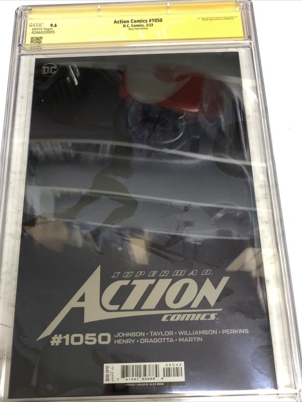 Action Comics (2023) #1050 (CGCSS 9.6) Signed And Sketch By Mike Perkins!