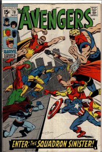 The Avengers #70 (1969) The Avengers [Key Issue]
