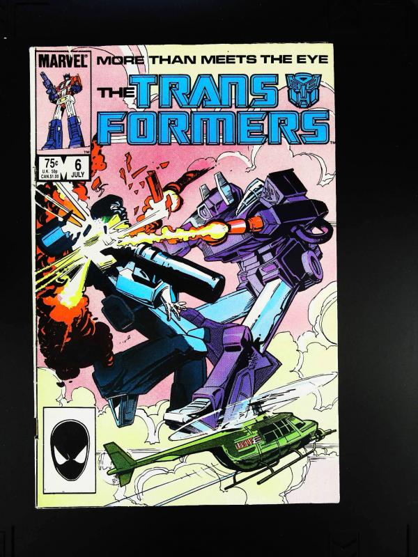 Transformers (1984 series) #6, NM (Actual scan)