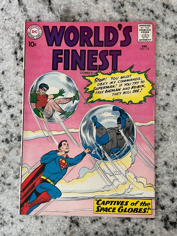 World's Finest Comics # 114 NM- DC Comic Book Superman Batman Flash Wonder HT1 