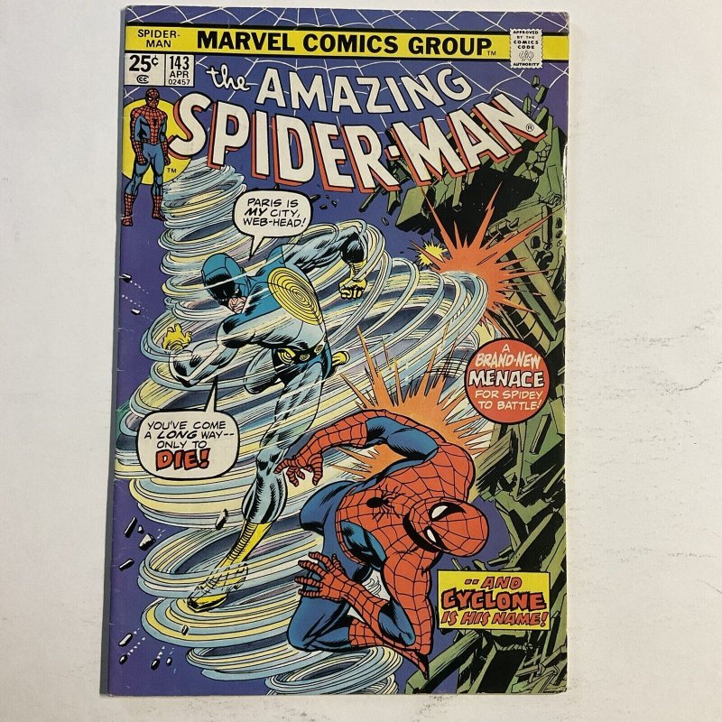 Amazing Spider-Man 1975 143 Marvel FN fine 6.0