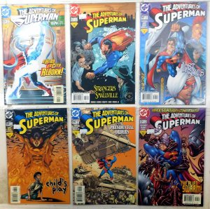 Adventures Superman Lot 6 #576, 577, 587, 588, 590, 591 2000 DC Comics