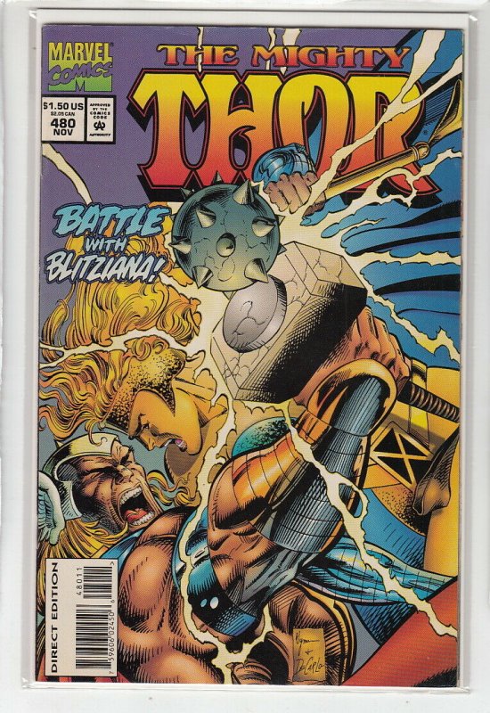 THOR (1966 MARVEL) #480 FN A15453