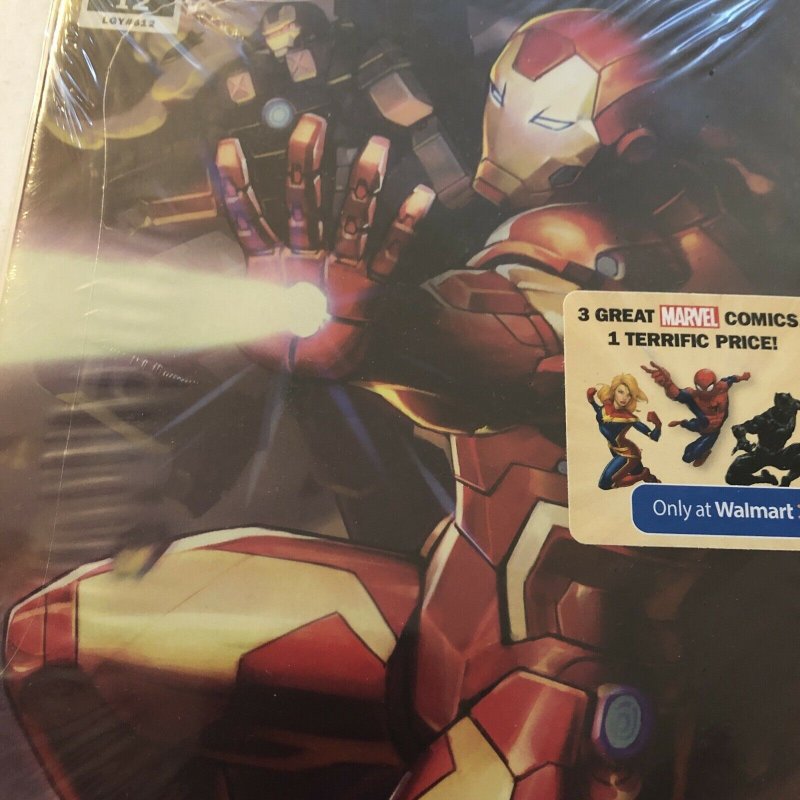 Tony Stark Iron Man #12 2019 Walmart Exclusive Marvel Comics 3 Pack