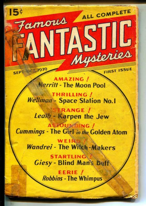 Famous Fantastic Mysteries-Pulps-9/1939-Ray Cummings-A. Merritt